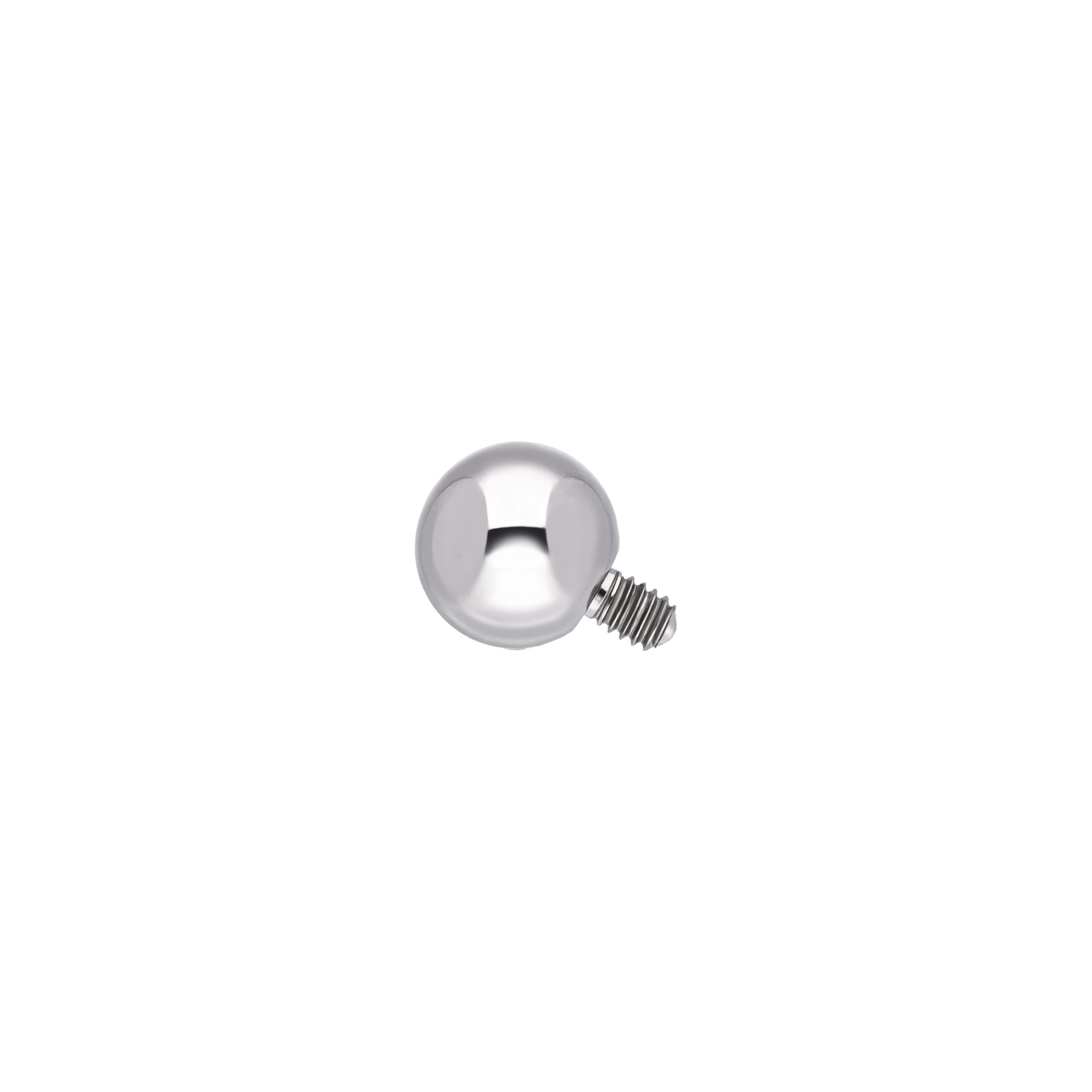 Ball 14G implant grade titanium ASTM F-136 internally threaded top