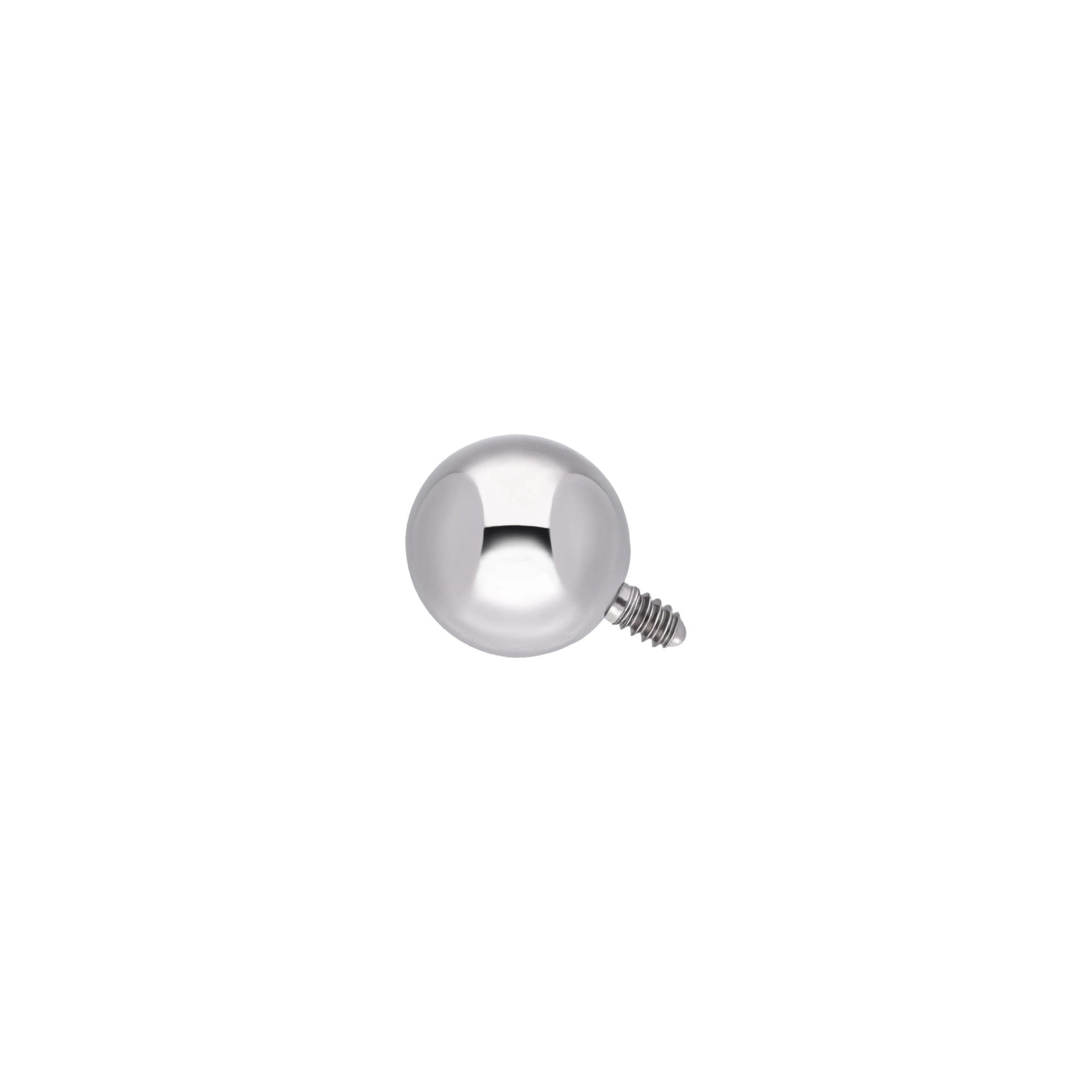 Ball 16G implant grade titanium ASTM F-136 internally threaded top