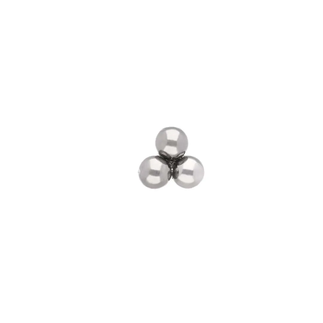 Triple Ball implant grade titanium ASTM F-136 internally threaded top