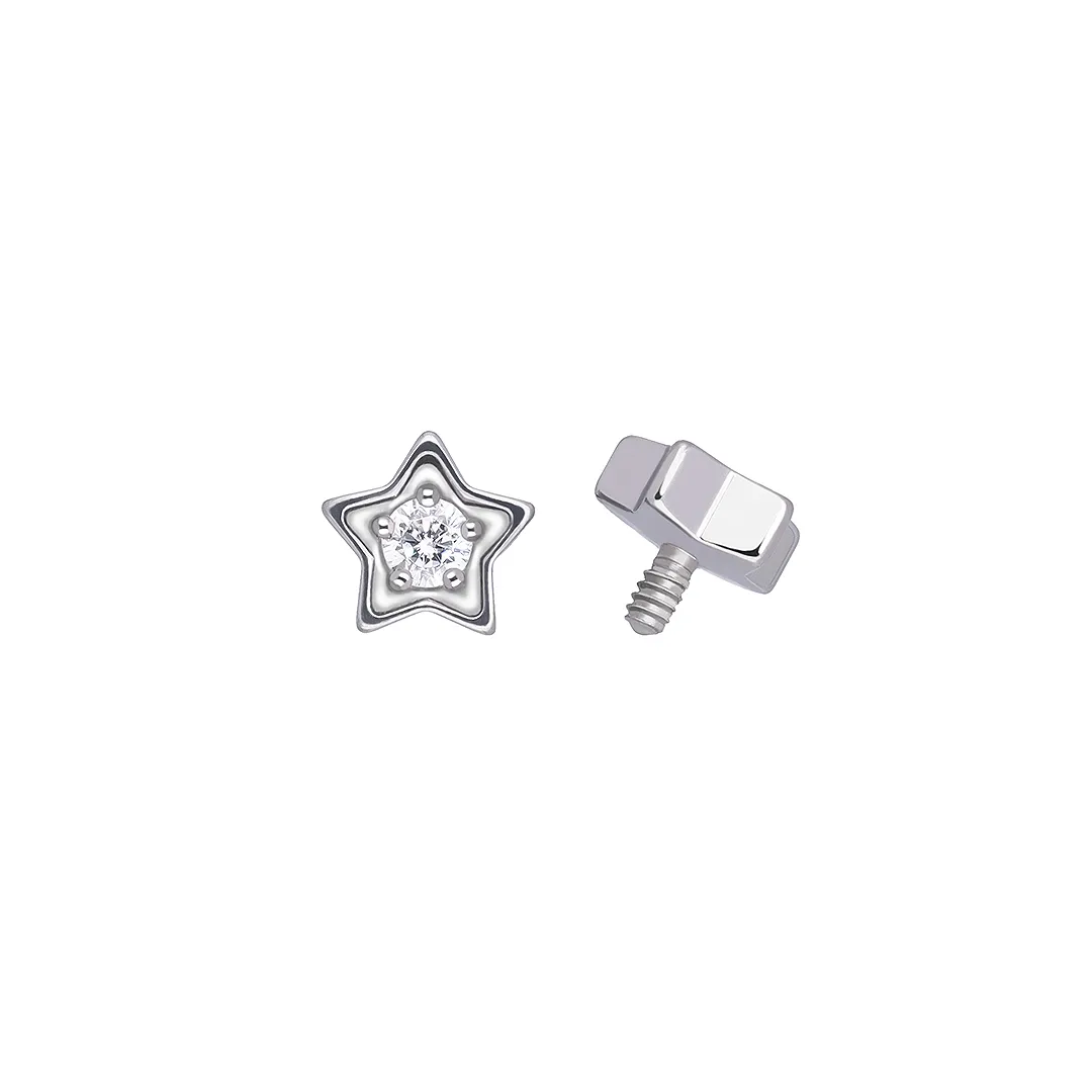 Star Top CZ implant grade titanium ASTM F-136 internally threaded top