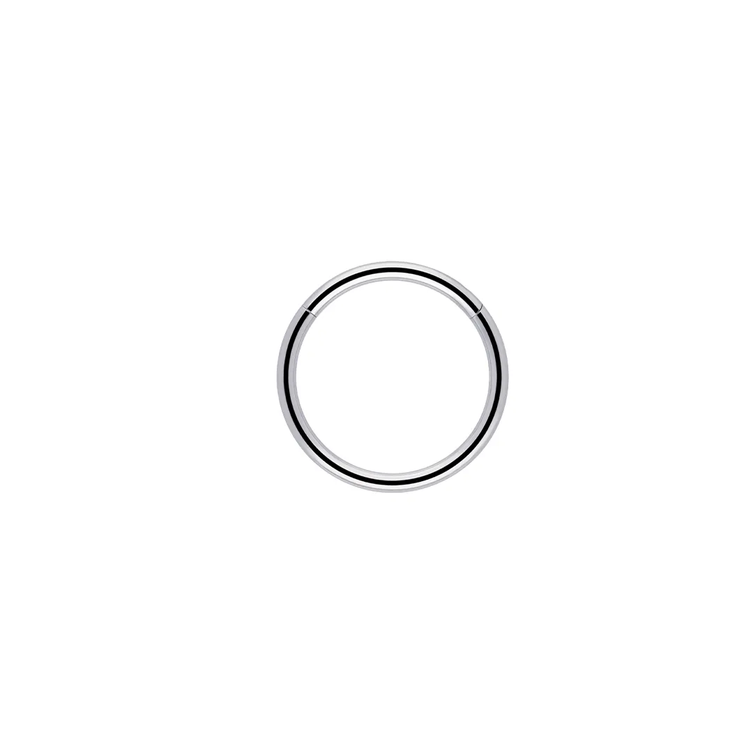 Hinged Ring 16G implant grade titanium ASTM F-136 hinged ring