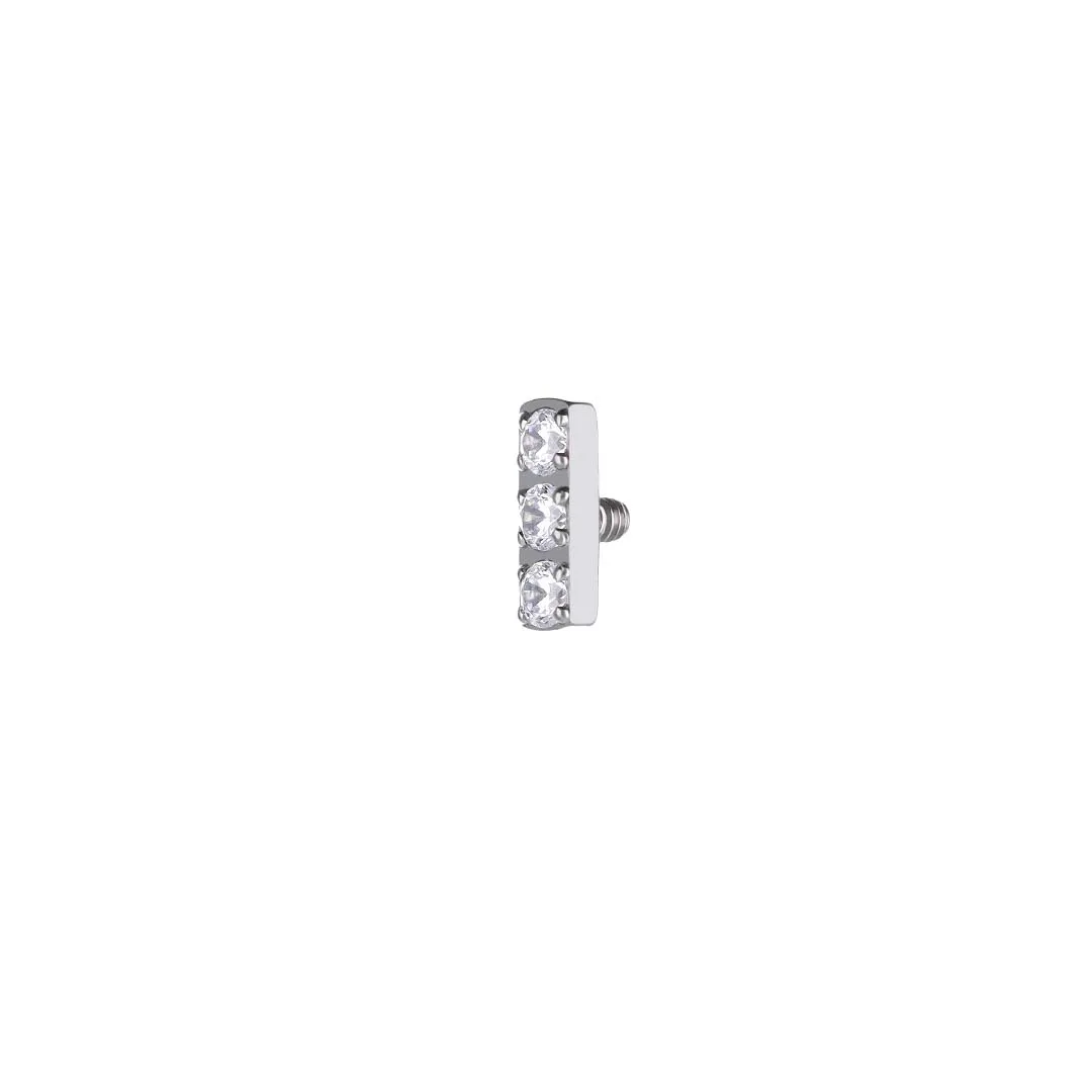 Cz Ingot implant grade titanium ASTM F-136 internally threaded top