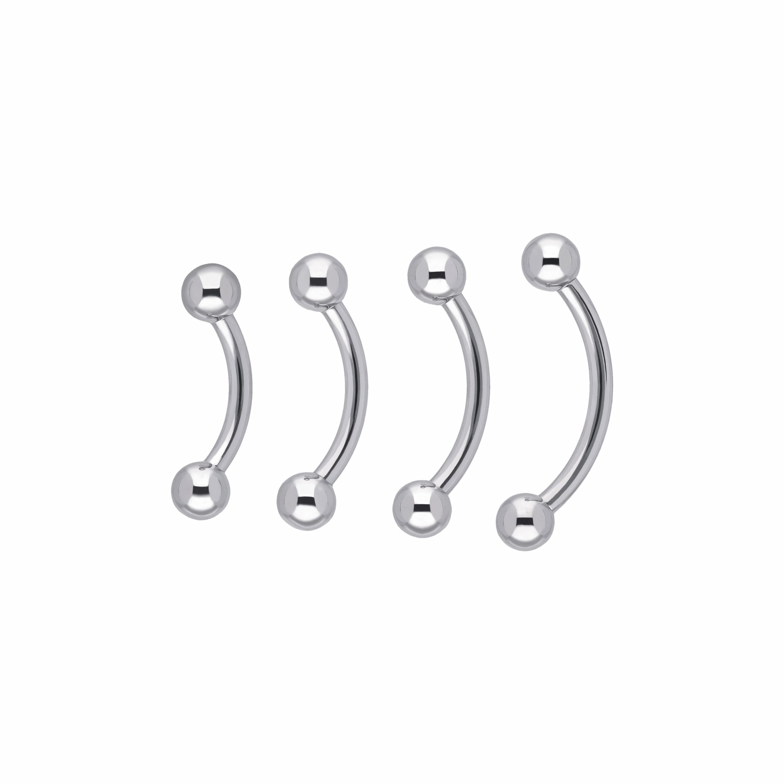 Micro Curved Barbell 16G implant grade titanium ASTM F-136 curved barbell