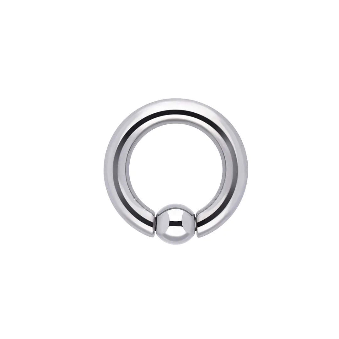 Captive Bead Ring Big Gauge implant grade titanium ASTM F-136 captive bead ring