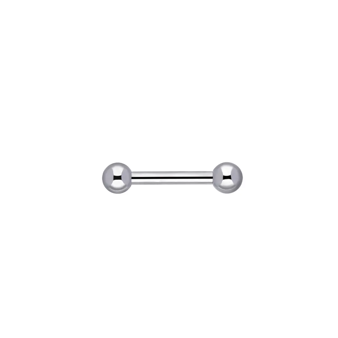 Barbell 16G implant grade titanium ASTM F-136 straight barbell
