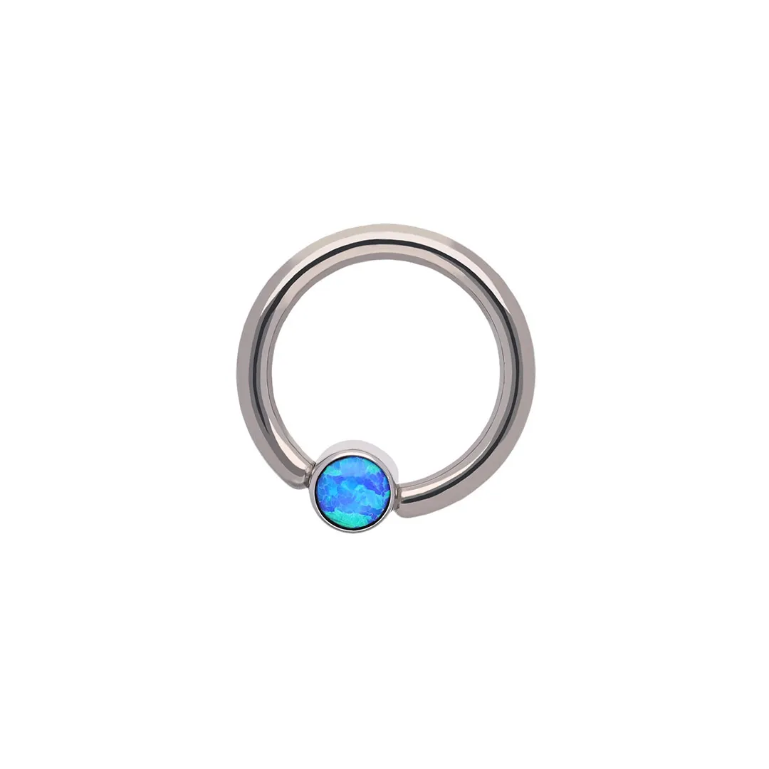 Captive Opal Accessory implant grade titanium ASTM F-136 captive bead ring