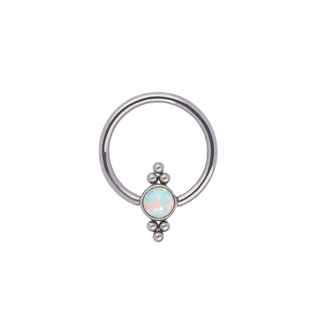 Opal Bowtie (captive accessory) implant grade titanium ASTM F-136 captive bead ring