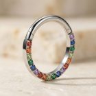 Clicker com Zircónias Cúbicas "Forward Rainbow" - TRM10169_2
