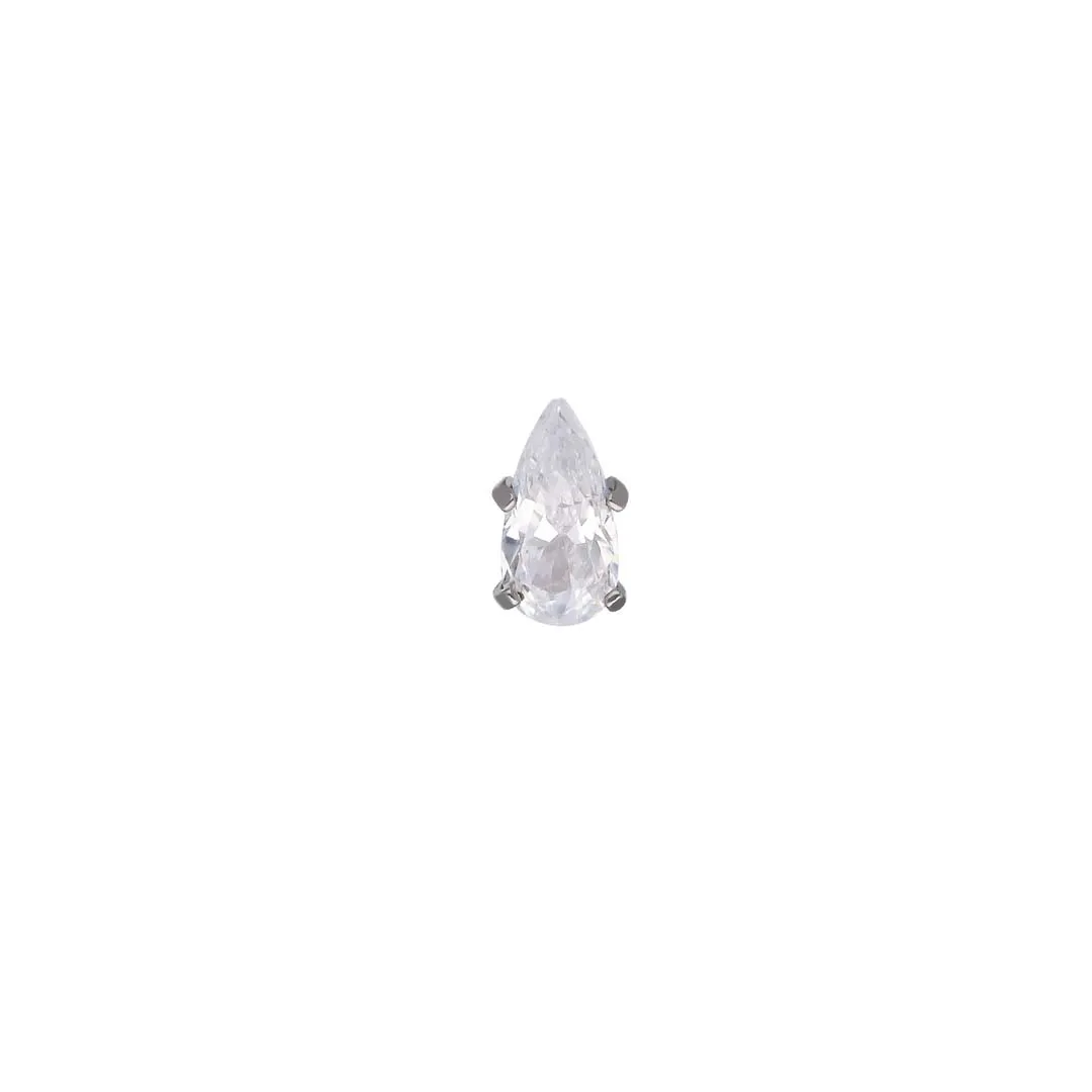 Prong Drop Gem implant grade titanium ASTM F-136 internally threaded top
