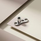 Microdermal Base titanium dermal top, close-up