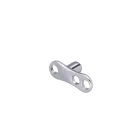 Microdermal Base titanium dermal top, side view