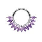 Maria Amethyst Clicker Ring