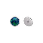 Kabochon Opal Disk - TRM10227