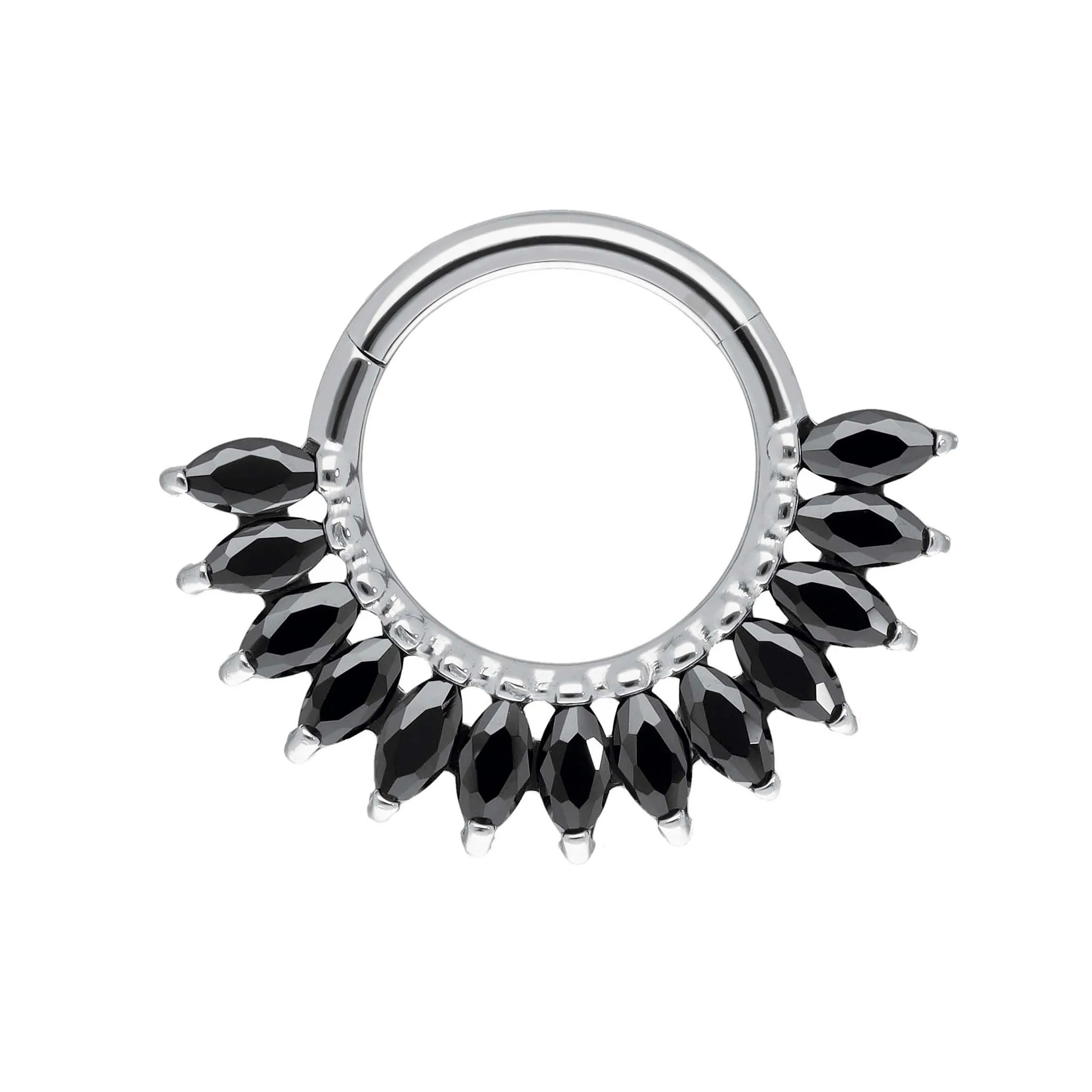 Maria Negro implant grade titanium ASTM F-136 clicker ring