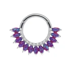 Anello a scatto Maria Purple Opal