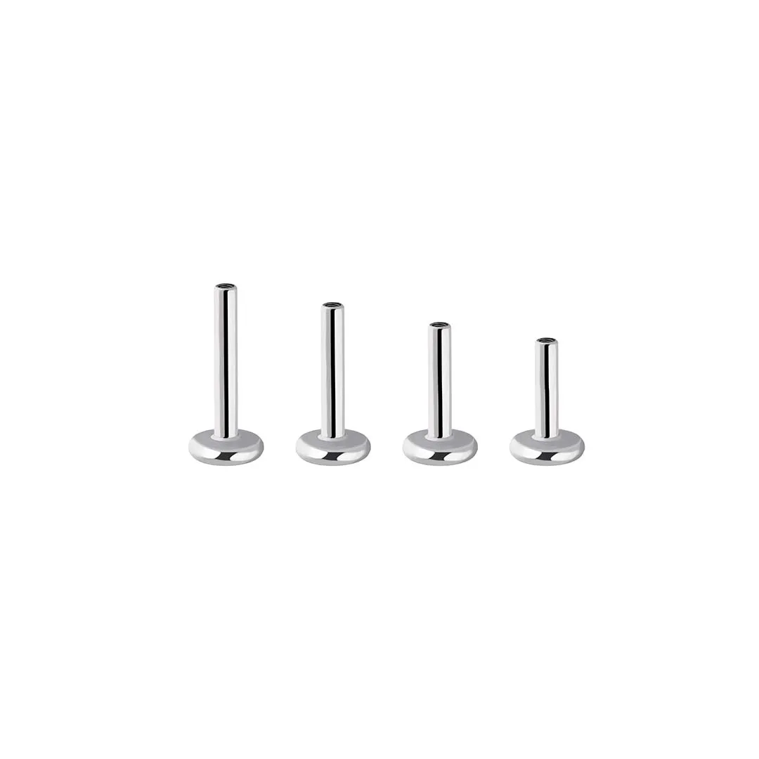 Labret 2.0 - Hand Polish implant grade titanium ASTM F-136 internally threaded labret post