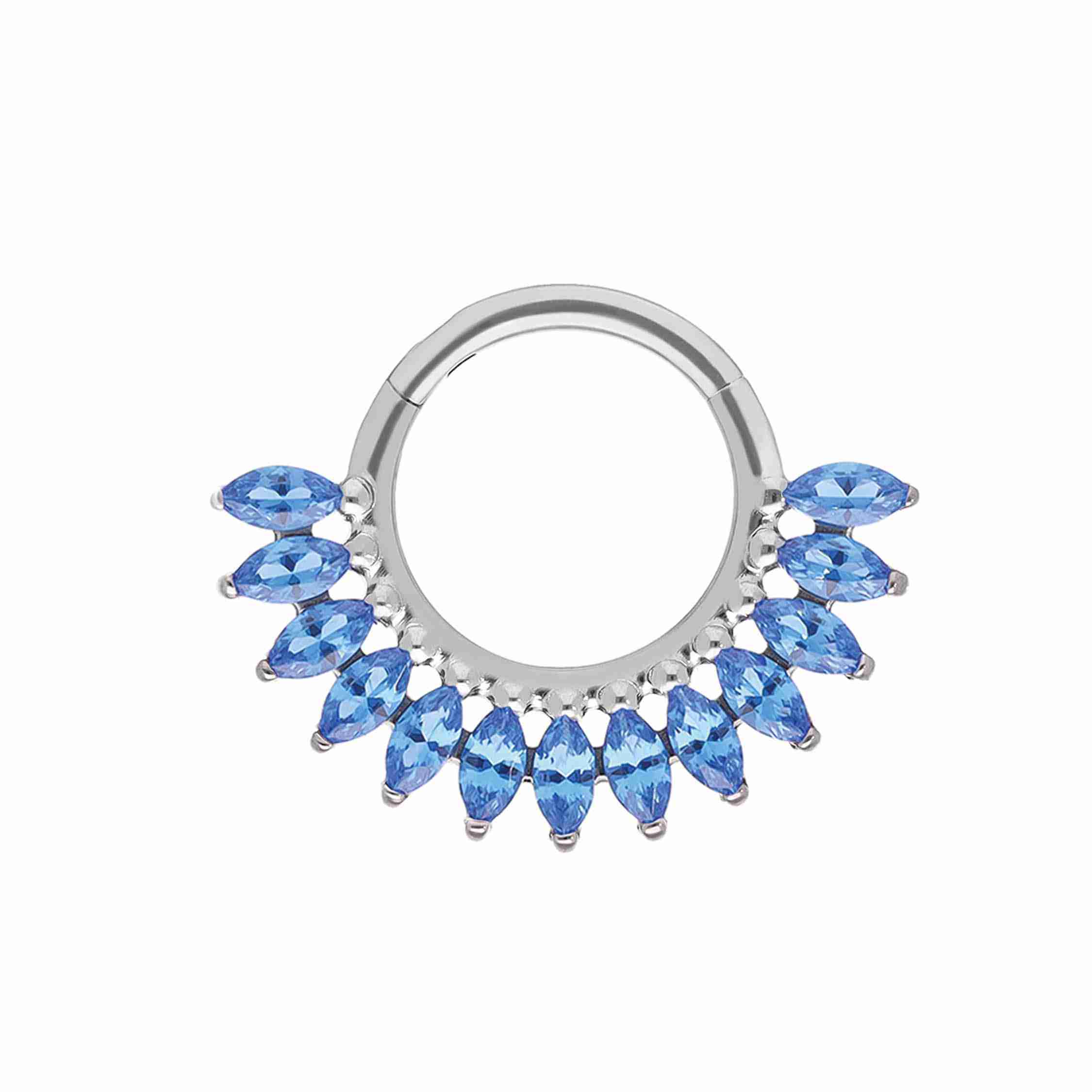 Maria Laboratory Sapphire implant grade titanium ASTM F-136 clicker ring