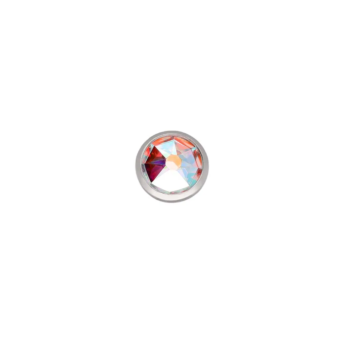 Dermal Top SW Crystal AB titanium F-136 internally threaded dermal top