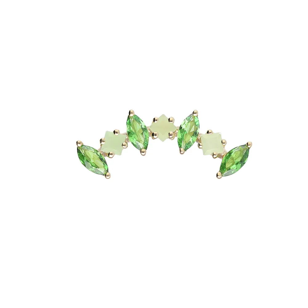 Molly Tsavorite + Krizopraz