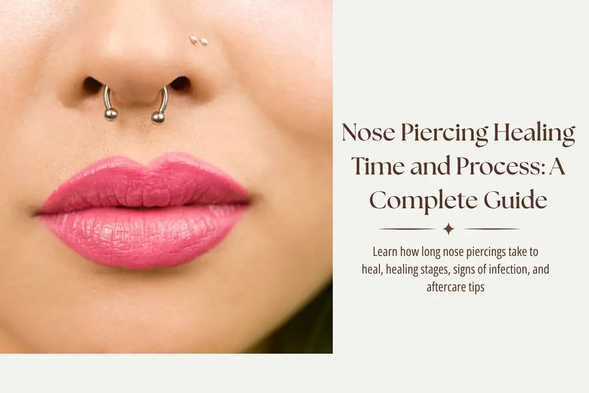 Tempo e processo di guarigione del piercing al naso