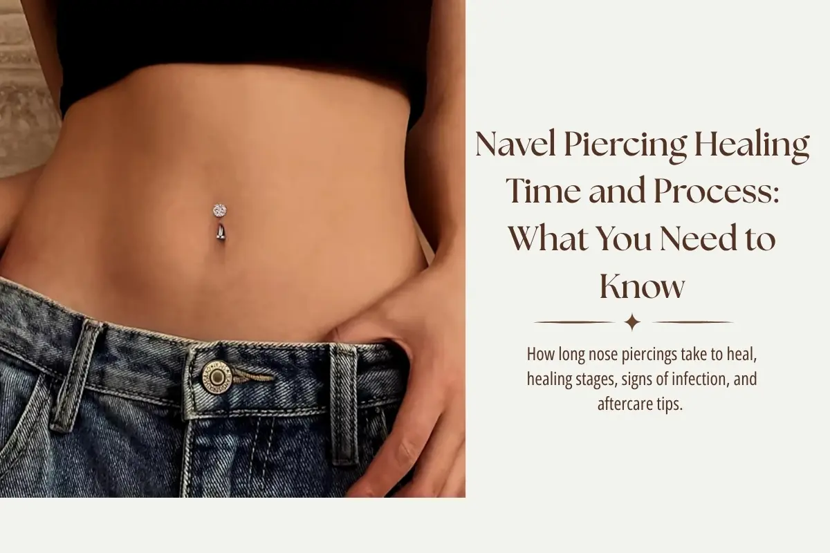 Tempo e processo di guarigione del piercing all'ombelico