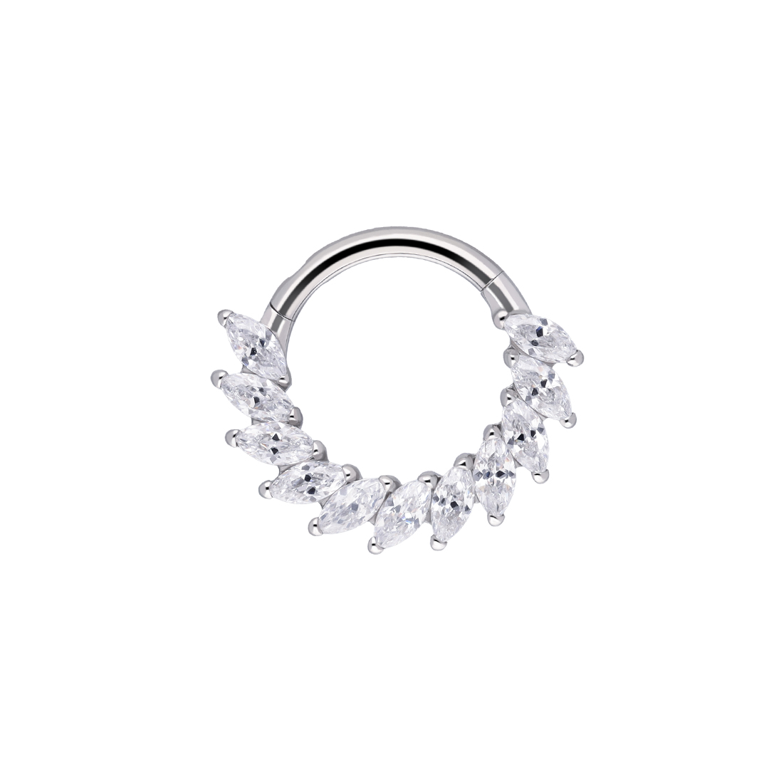 Sandie implant grade titanium ASTM F-136 hinged ring