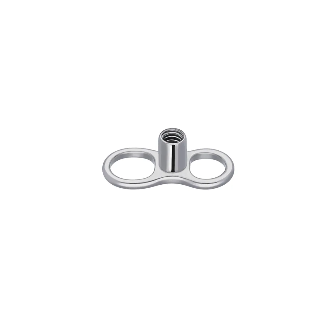 Microdermal Base - New Base implant grade titanium ASTM F-136 dermal top